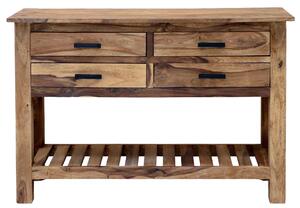 Konzolový stolík drevo palisander 110x35x76