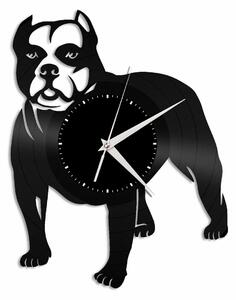 Beling vinylové nástenné hodiny American bully čierne, GLX52Q5DDEW