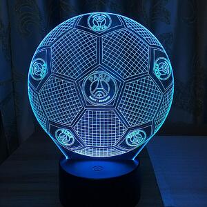 Beling 3D lampa,PSG Paris lopta,futbalový darček 16 farebná S3DA8DDWL