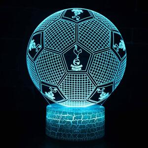 Beling 3D lampa,tottenham lopta, futbalový darček, 16 farebná S3DA8DL