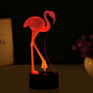 Beling 3D lampa Plameniak, 7 farebná S993MCV