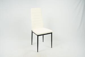 Jedálenská stolička HRON III, krem/čierna