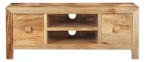 TV stolík masív z dreva mango 150x50x45