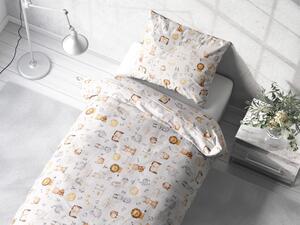 Biante Detské bavlnené posteľné obliečky Sandra SA-439 Znamenia zverokruhu Predĺžené 140x220 a 70x90 cm