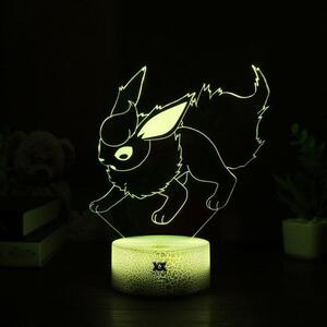 Beling 3D lampa,Flareon, 7 farebná CX575