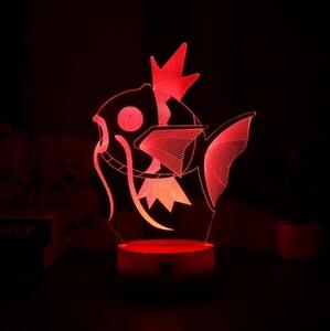 Beling 3D lampa, Magikarp, 7 farebná CXWS5A