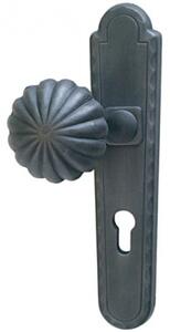 GALBUSERA Kované bezpečnostné kovanie 4304 - 72 mm, kľučka/kľučka, červeno-hnedá corten