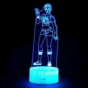 Beling 3D lampa,BEACH BOMBER , 7 farebná X2E