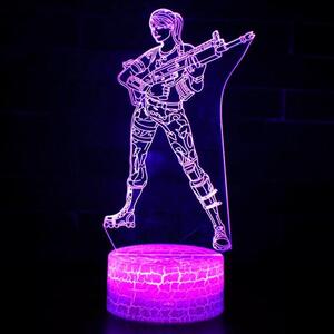Beling 3D lampa,RAMIREZ,7 farebná, ZVC5