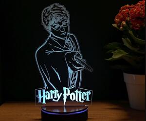Beling 3D detská LED lampa, Harry Potter ,nočné svetlo pre deti, 16 farieb PLM4P