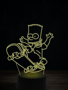 Beling 3D lampa, Bart Simpson, 7 farebná K9XE93