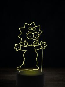 Beling 3D lampa, Maggie Simpsonová, 7 farebná LLWIG5