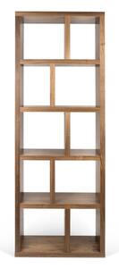 Knižnica v dekore orecha v prírodnej farbe 70x198 cm Berlin – TemaHome
