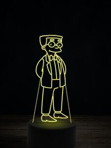 Beling 3D lampa, Waylon Smithers, 7 farebná ITZ10