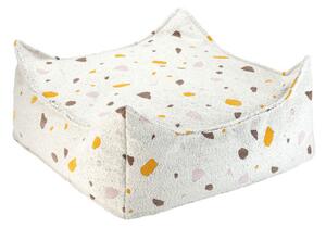 Otoman Wigiwama® - Terrazzo Marble Square Ottoman | WGM-005-13