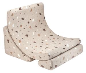 Rozkladacie detské kreslo Wigiwama® - Terrazzo Sand Moon | WGM-011-6