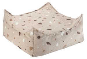 Otoman Wigiwama® - Terrazzo Sand Square Ottoman | WGM-005-14