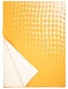 Vlnená deka Juhannus 150x200, prírodne farbená oranžová / Finnsheep