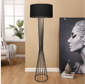 Dizajnová stojanová lampa Fellini 155 cm čierna