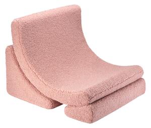 Rozkladacie detské kreslo Wigiwama® - Guava Pink Moon | WGM-011-8