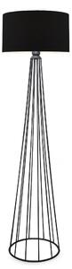 Dizajnová stojanová lampa Fellini II 155 cm čierna -