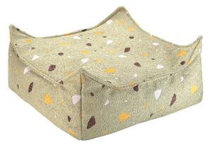 Otoman Wigiwama® - Terrazzo Moss Square Ottoman | WGM-005-15