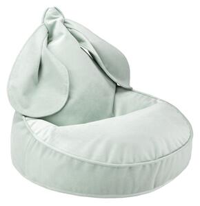 Detské kreslo sedací vak Wigiwama® - Misty Green Bunny Beanbag | WGM-003-2