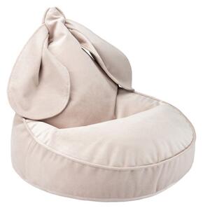 Detské kreslo sedací vak Wigiwama® - Dusty Beige Bunny Beanbag | WGM-003-1
