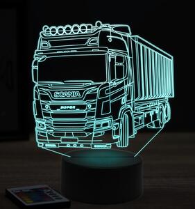 Beling 3D lampa, Scania R450, 7 farebná K10