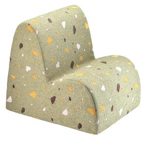 Detské kreslo Wigiwama® - Terrazzo Moss Cloud | WGM-009-12