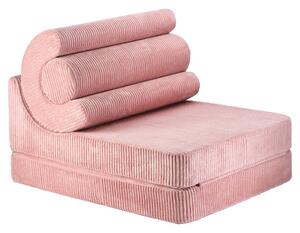 Rozkladacie detské kreslo Wigiwama® - Pink Mousse Flipster | WGM-015-2