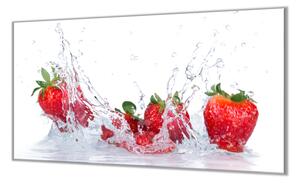 Ochranná doska červenej jahody vo vode - 52x60cm / ANO
