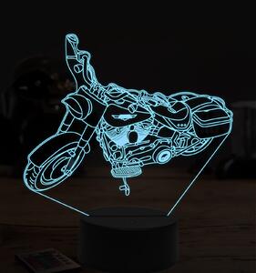 Beling 3D lampa, Harley davidson road king, 7 farebná ZZ6