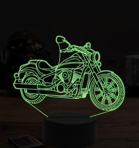 Beling 3D lampa, Kawasaki VN900, 7 farebná ZZ11