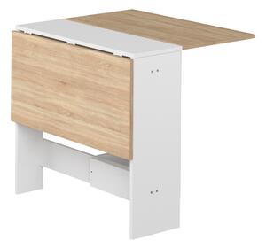 Rozkladací jedálenský stôl s doskou v dekore duba 76x28 cm Papillon – TemaHome