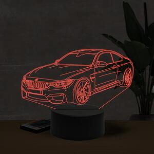 Beling 3D lampa, BMW M4 3d, 7 farebná ZZI22