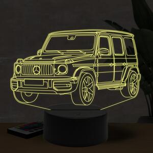 Beling 3D lampa, Mercedes G63 AMG, 16 farebná O6