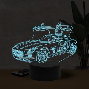 Beling 3D lampa, Mercedes Benz SLS AMG GT, 16 farebná O4