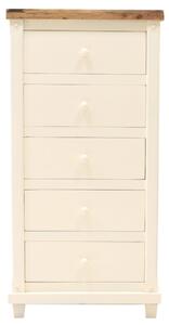 Vysoká komoda z masivu z mangového dreva 60x120x45
