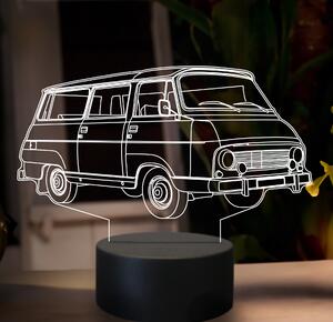 Beling 3D lampa, škoda 1203, 7 farebná GF12