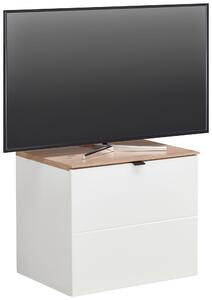 TV DIEL, biela, dub artisan, 60/62/44 cm Hom`in - Obývacie zostavy