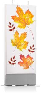 Flatyz Holiday Fall Leaves dekoratívna sviečka 6x15 cm