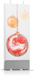 Flatyz Holiday Christmas Balls dekoratívna sviečka 6x15 cm