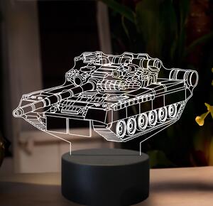 Beling 3D lampa,Tank T80, 7 farebná GF15