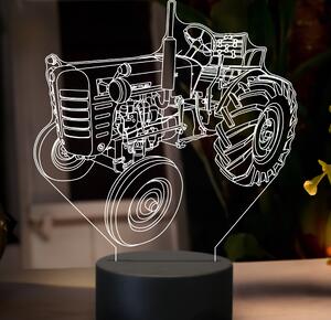 Beling 3D lampa,Zetor 3001, 7 farebná GF20