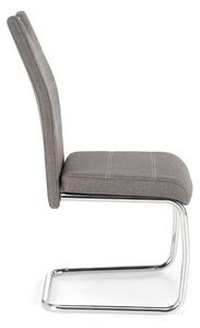Jedálenská stolička SCK-349 sivá/chróm