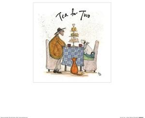 Umelecká tlač Sam Toft - Tea for Two, Sam Toft, (30 x 30 cm)