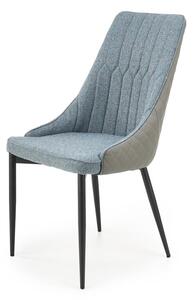 Jedálenská stolička SCK-448 modrá/sivá/čierna