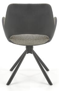 Jedálenská stolička SCK-494 sivá/čierna