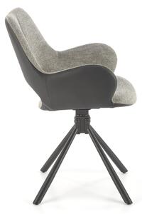 Jedálenská stolička SCK-494 sivá/čierna
